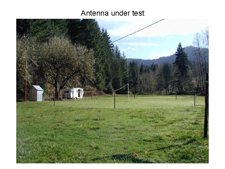 Antenna under test 