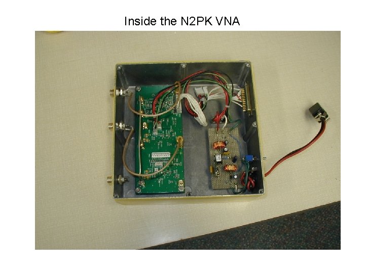 Inside the N 2 PK VNA 