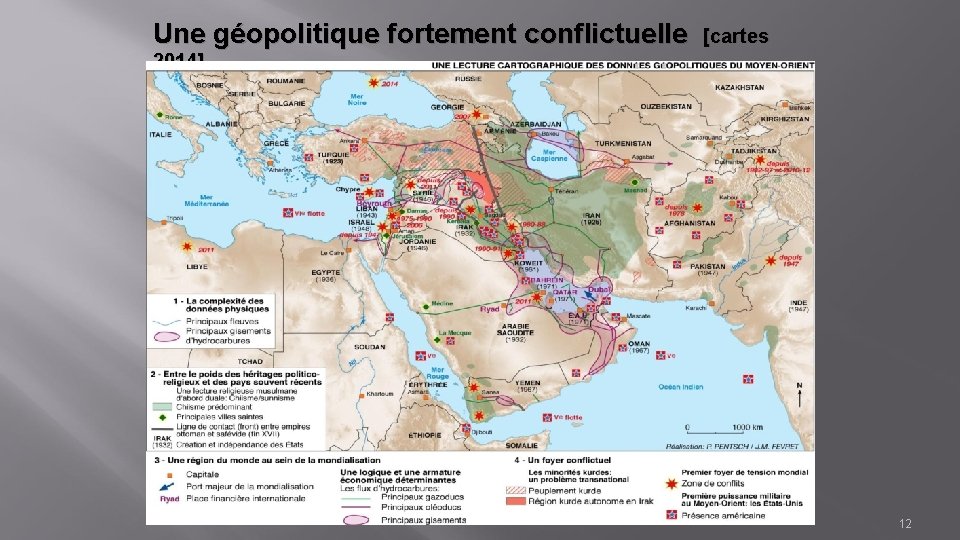 Une géopolitique fortement conflictuelle [cartes 2014] 12 