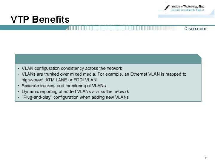 VTP Benefits 11 