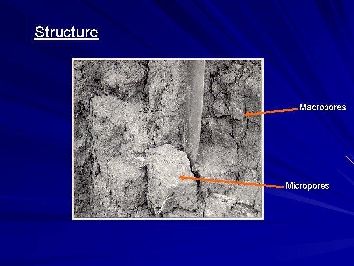 Structure Macropores Micropores 