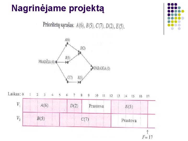 Nagrinėjame projektą 