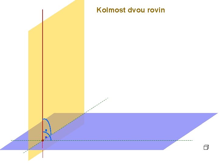 Kolmost dvou rovin 