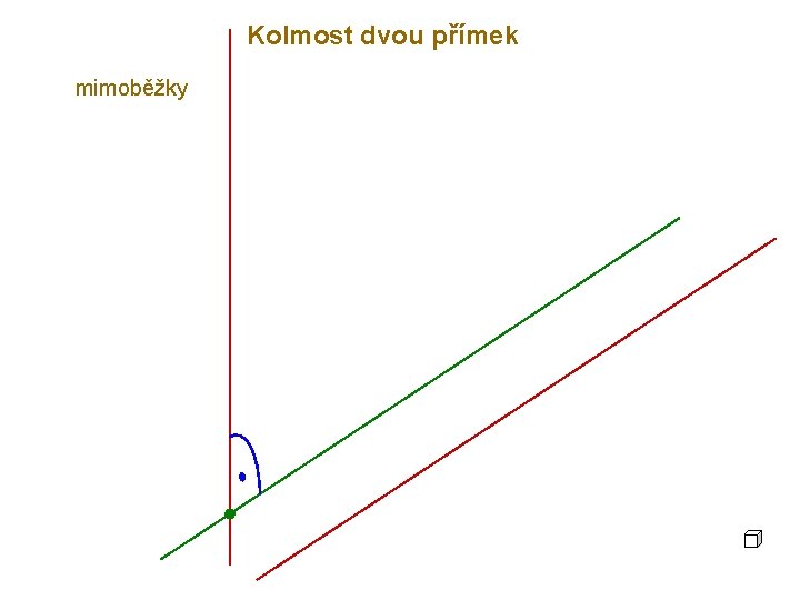 Kolmost dvou přímek mimoběžky 