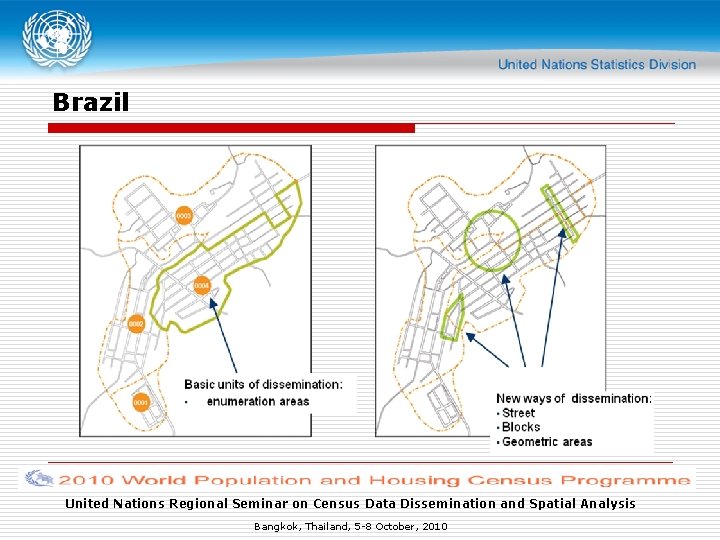 Brazil United Nations Regional Seminar on Census Data Dissemination and Spatial Analysis Bangkok, Thailand,
