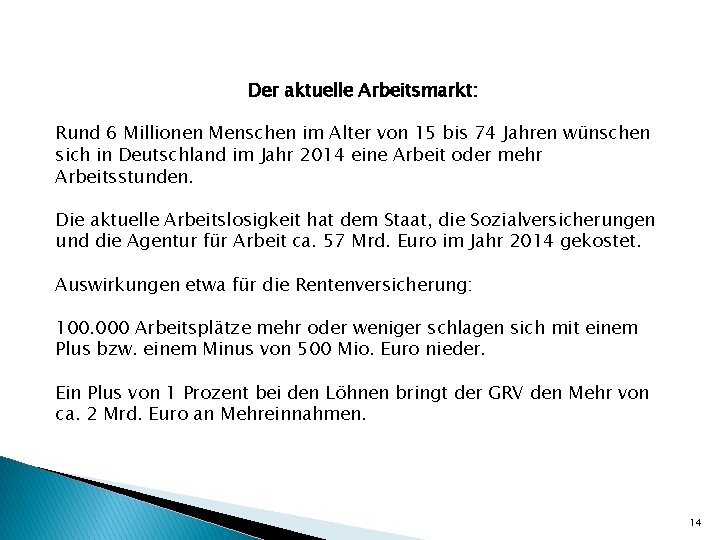 Der aktuelle Arbeitsmarkt: Rund 6 Millionen Menschen im Alter von 15 bis 74 Jahren