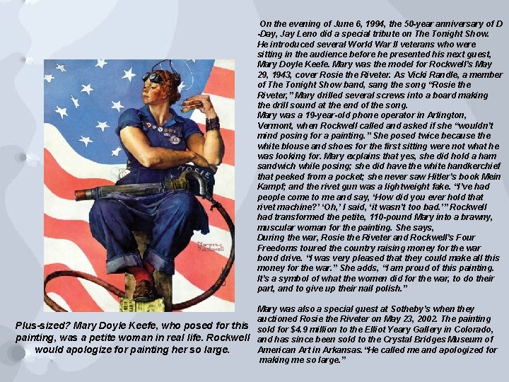 On the evening of June 6, 1994, the 50 -year anniversary of D -Day, On the evening of June 6, 1994, the 50 -year anniversary of D -Day,