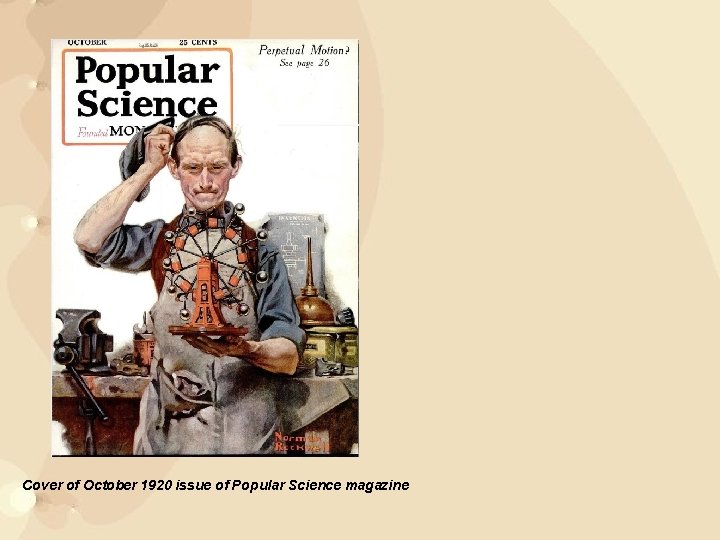 Cover of October 1920 issue of Popular Science magazine Cover of October 1920 issue of Popular Science magazine