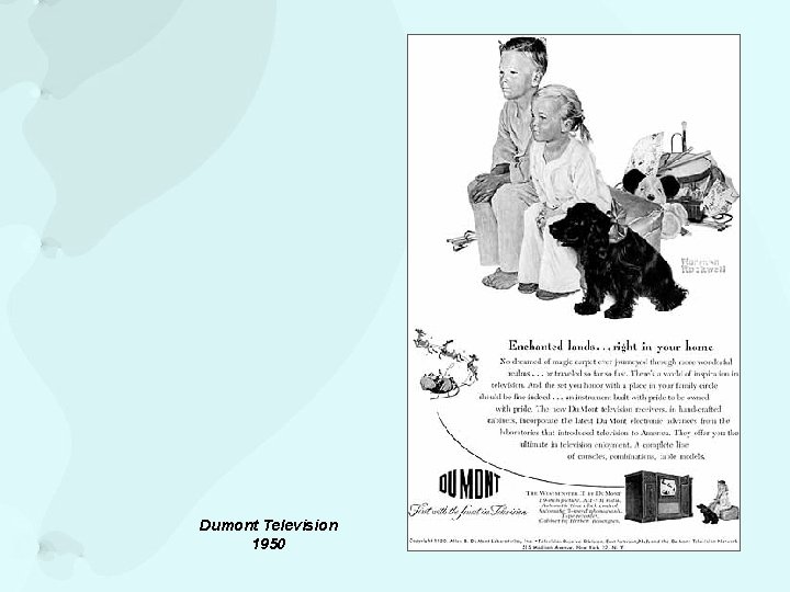 Dumont Television 1950 Dumont Television 1950