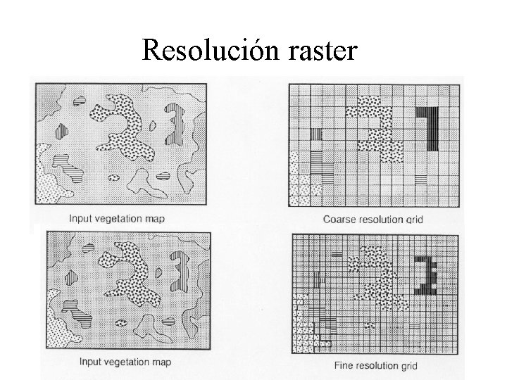 Resolución raster 