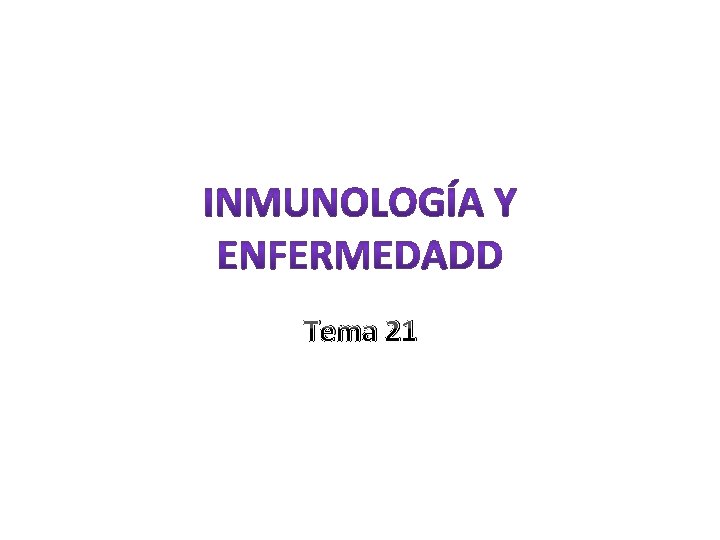 Tema 21 Tema 21