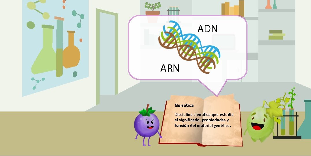 Genética Disciplina científica que estudia el significado, propiedades y función del material genético. 