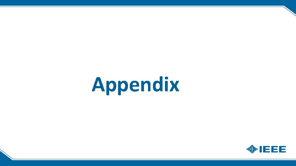 Appendix 