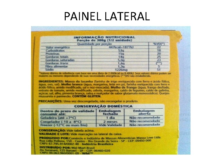 PAINEL LATERAL 