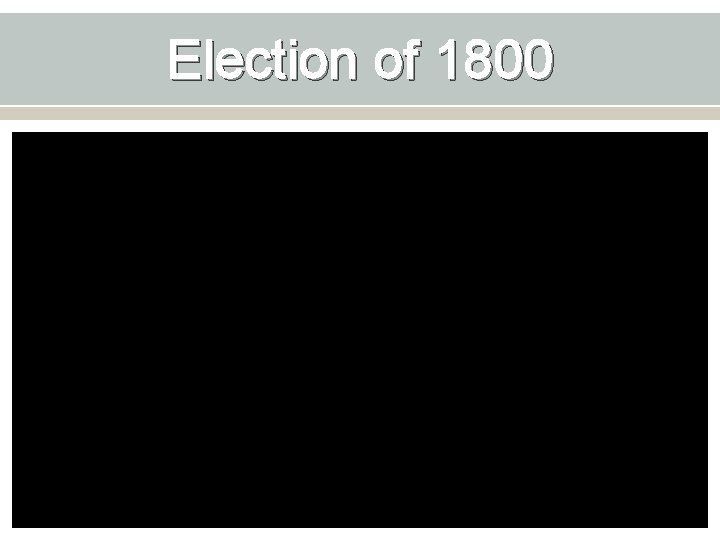 Election of 1800 