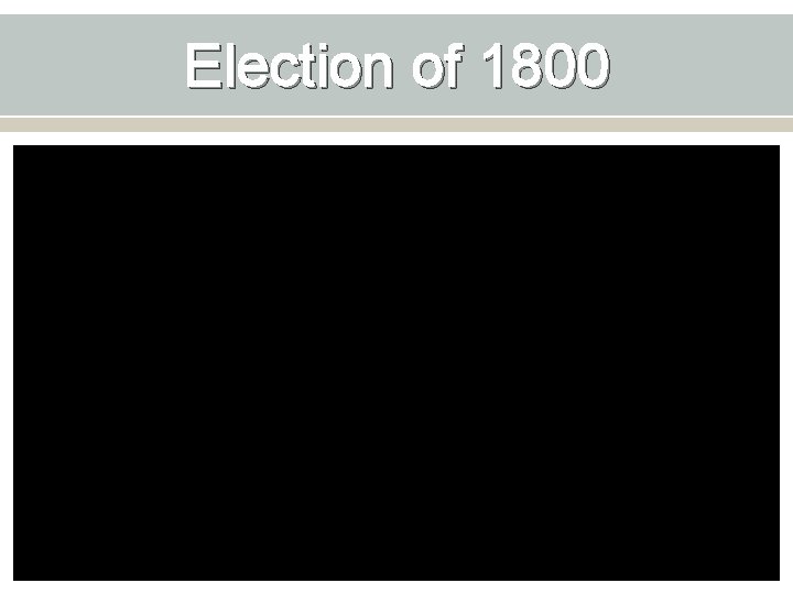 Election of 1800 