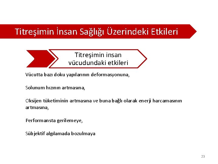  Titreşimin İnsan Sağlığı Üzerindeki Etkileri Titreşimin insan vücudundaki etkileri Vücutta bazı doku yapılarının