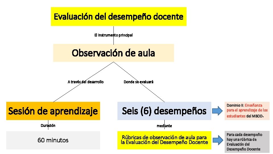 Evaluacin del desempeo docente Ley de Reforma Magisterial