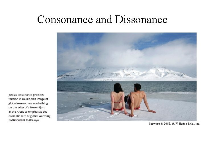 Consonance and Dissonance Consonance and Dissonance