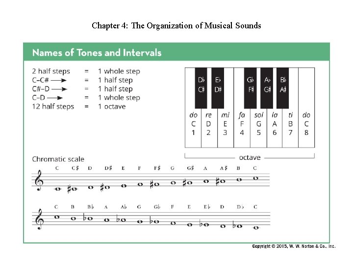 Chapter 4: The Organization of Musical Sounds Chapter 4: The Organization of Musical Sounds