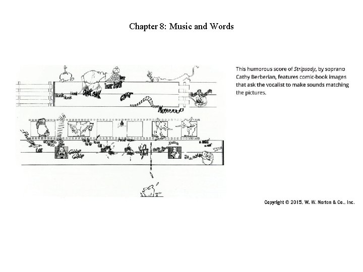 Chapter 8: Music and Words Chapter 8: Music and Words