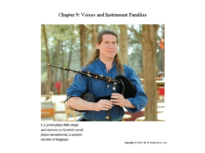 Chapter 9: Voices and Instrument Families Chapter 9: Voices and Instrument Families