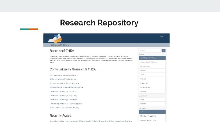 Research Repository 