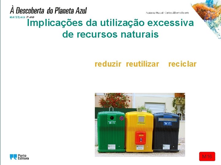 Implicações da utilização excessiva de recursos naturais Atualmente, têm sido postas em prática várias Implicações da utilização excessiva de recursos naturais Atualmente, têm sido postas em prática várias
