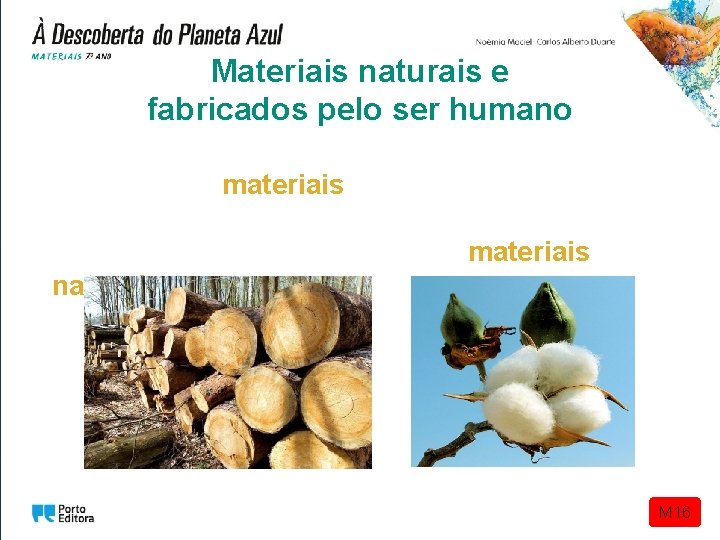 Materiais naturais e fabricados pelo ser humano Na Natureza encontramos uma grande variedade de Materiais naturais e fabricados pelo ser humano Na Natureza encontramos uma grande variedade de