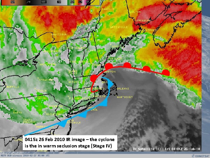 0415 z 26 Feb 2010 IR image – the cyclone is the in warm