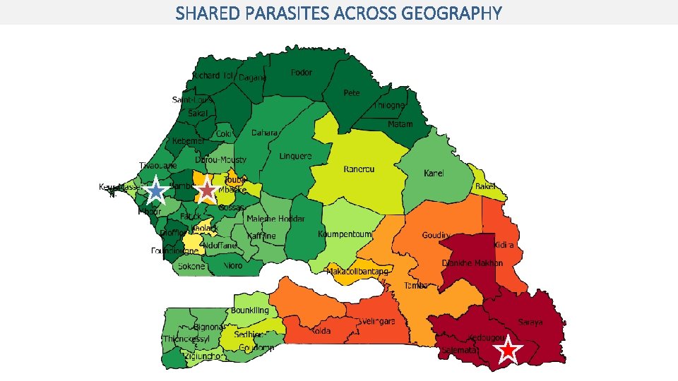 SHARED PARASITES ACROSS GEOGRAPHY 