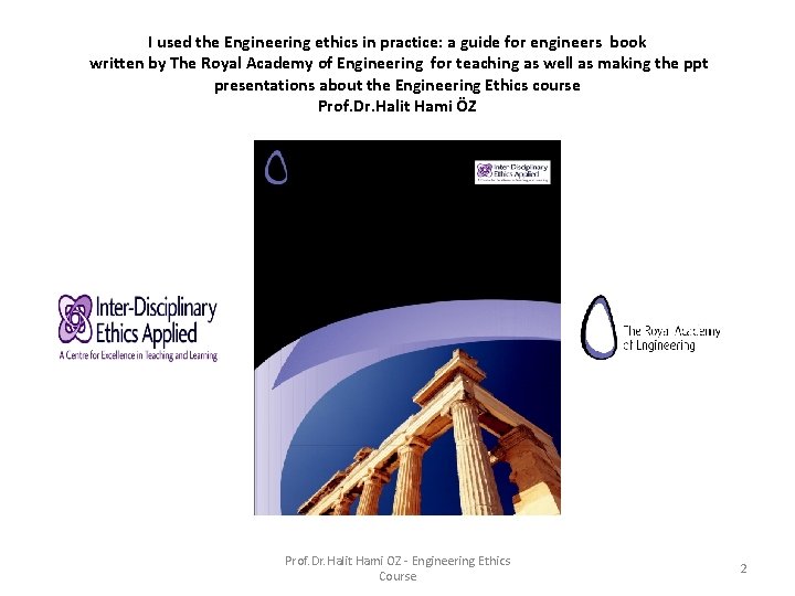 I used the Engineering ethics in practice: a guide for engineers book written by