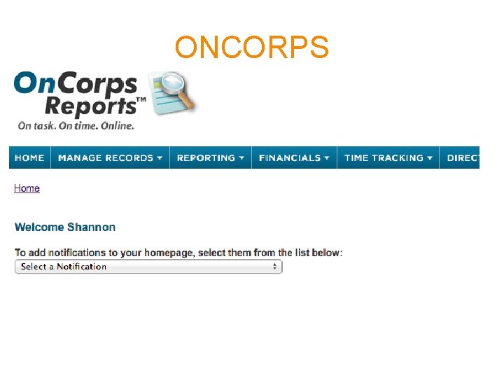 ONCORPS 