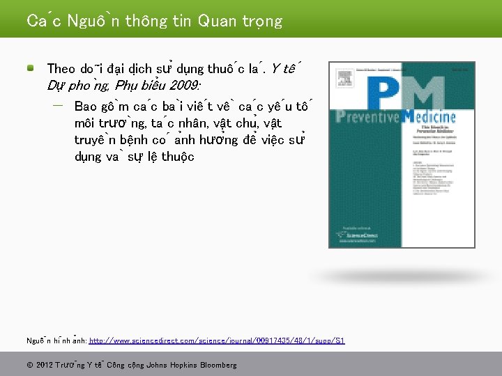 Ca c Nguô n thông tin Quan tro ng Theo do i đa i