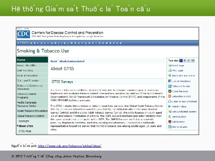 Hê thô ng Gia m sa t Thuô c la Toa n câ u