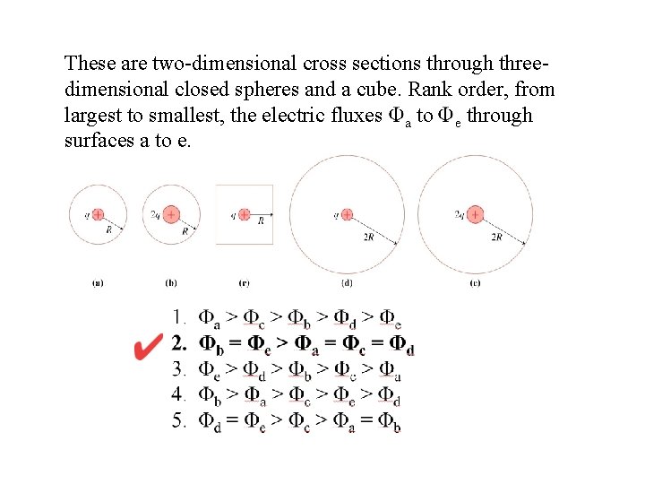 These are two-dimensional cross sections through threedimensional closed spheres and a cube. Rank order,