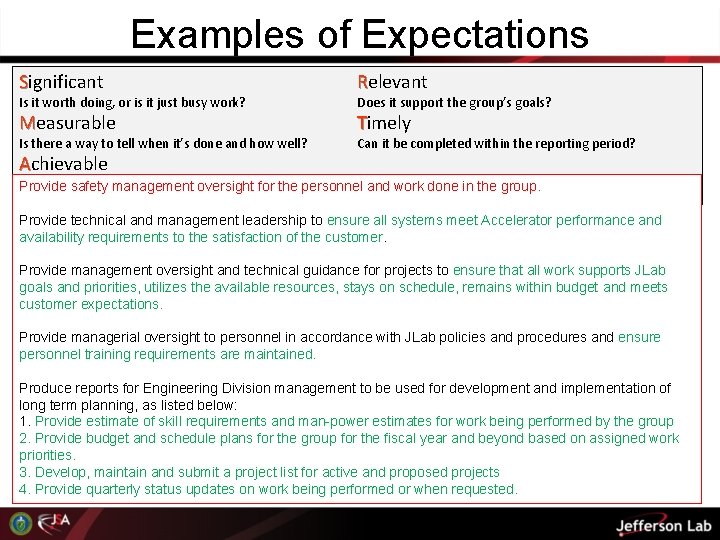 Writing them Rating them n n Definitions Examples
