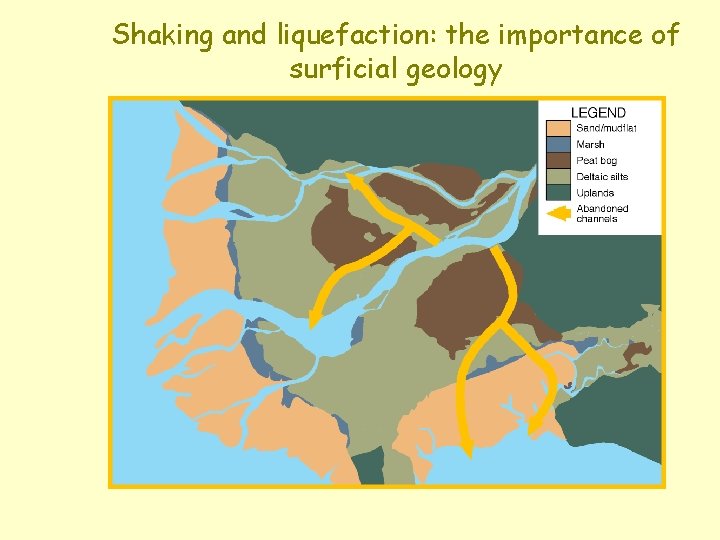 Shaking and liquefaction: the importance of surficial geology 