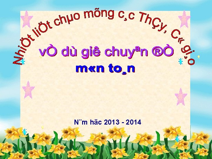 N¨m häc 2013 - 2014 