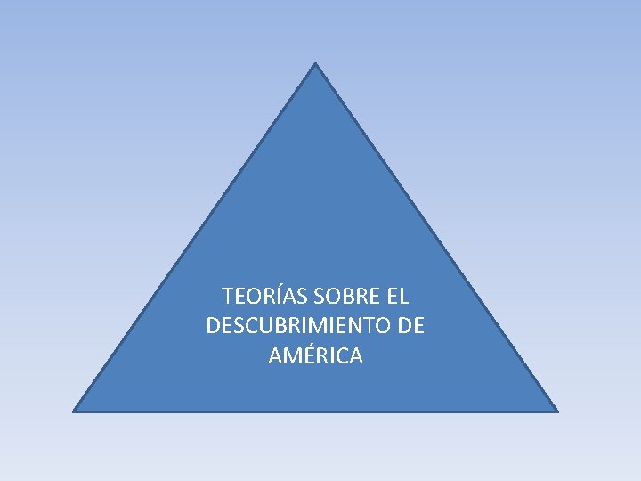 TEORÍAS SOBRE EL DESCUBRIMIENTO DE AMÉRICA 