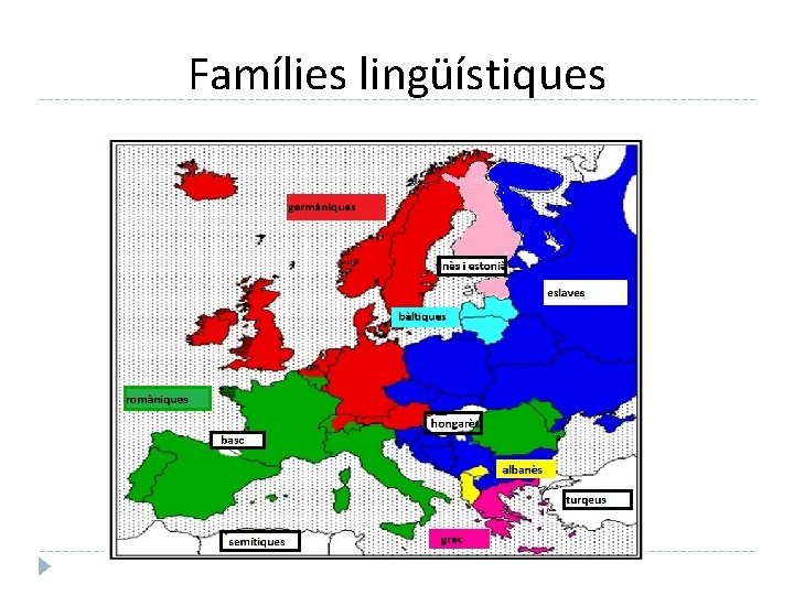 Famílies lingüístiques 