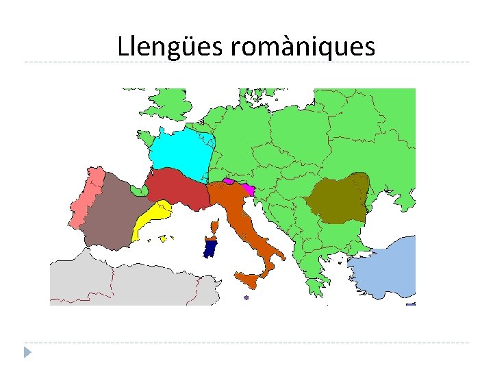 Llengües romàniques 
