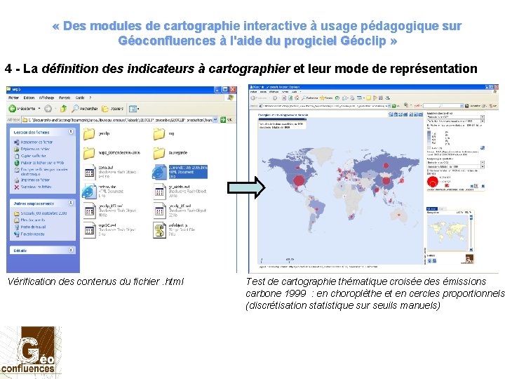  « Des modules de cartographie interactive à usage pédagogique sur Géoconfluences à l'aide