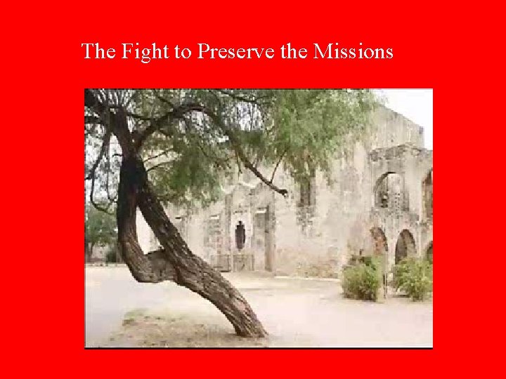 The Fight to Preserve the Missions 