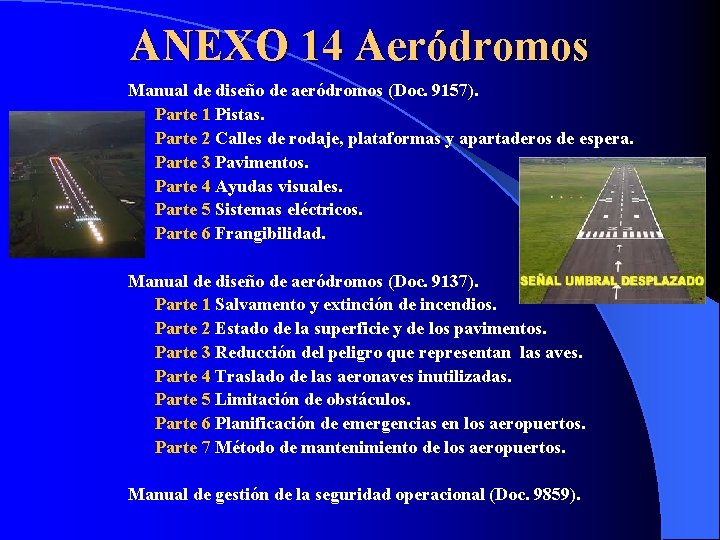 BSICO DE AEROPUERTO Facilitador TSU Luis Querales OACI