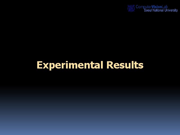 Experimental Results 