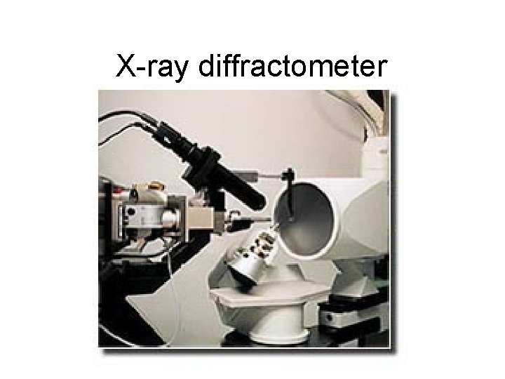 X-ray diffractometer 