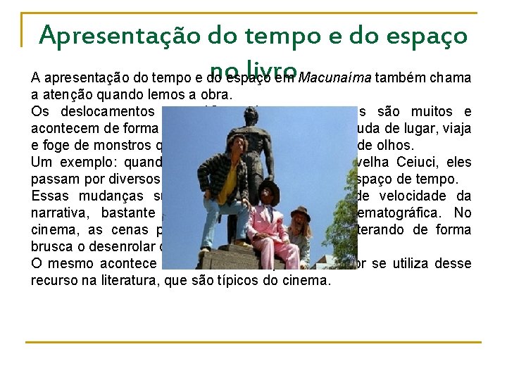 Apresentação do tempo e do espaço noespaço livro A apresentação do tempo e do