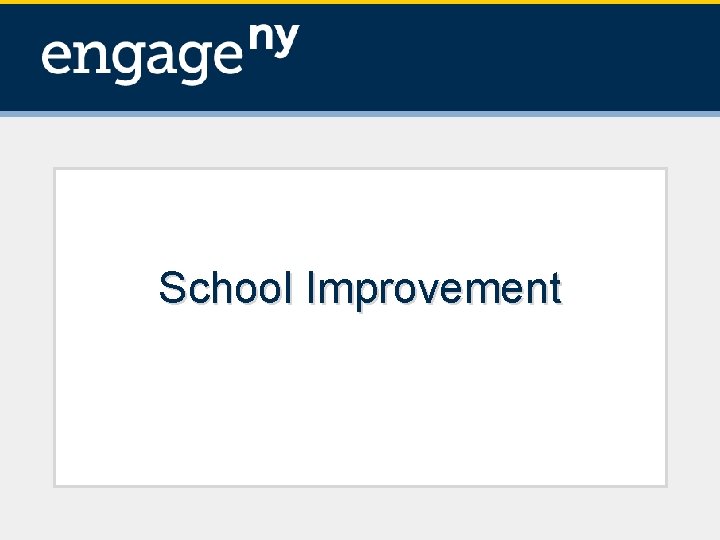 School Improvement 