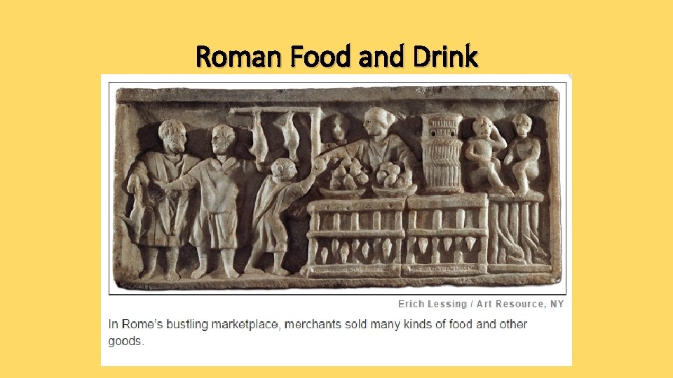Roman Food and Drink 